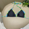 Emilio Pucci Black and Blue Bikini Set