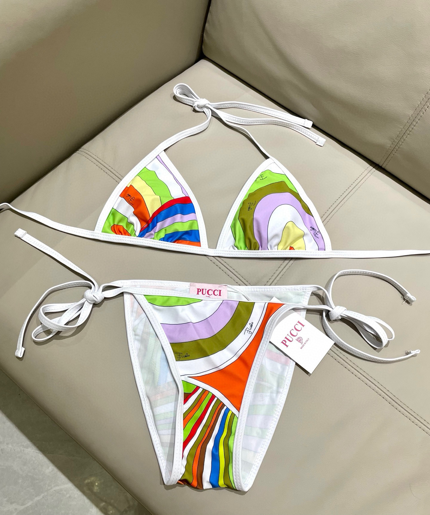 Emilio Pucci Multicolor Bikini Set Women