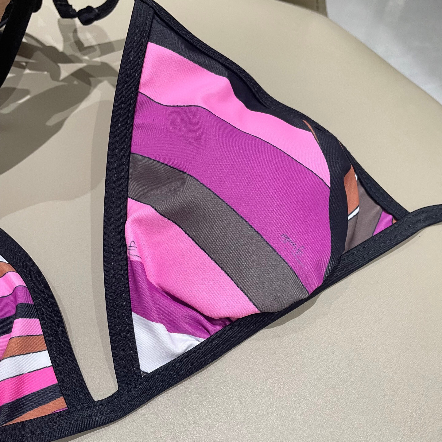 Emilio Pucci Pink and Brown Bikini Bikinis