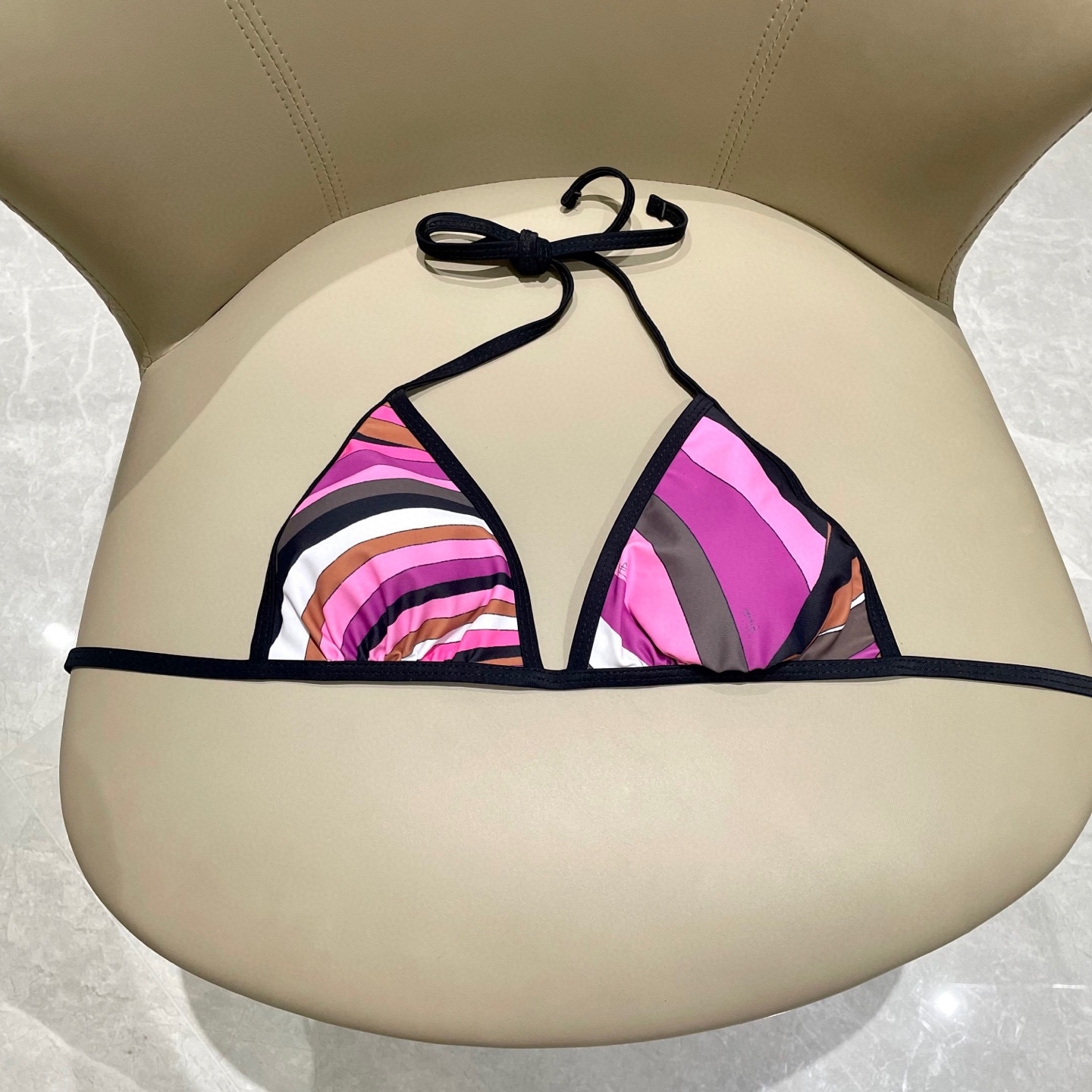 Emilio Pucci Pink and Brown Bikini Bikinis