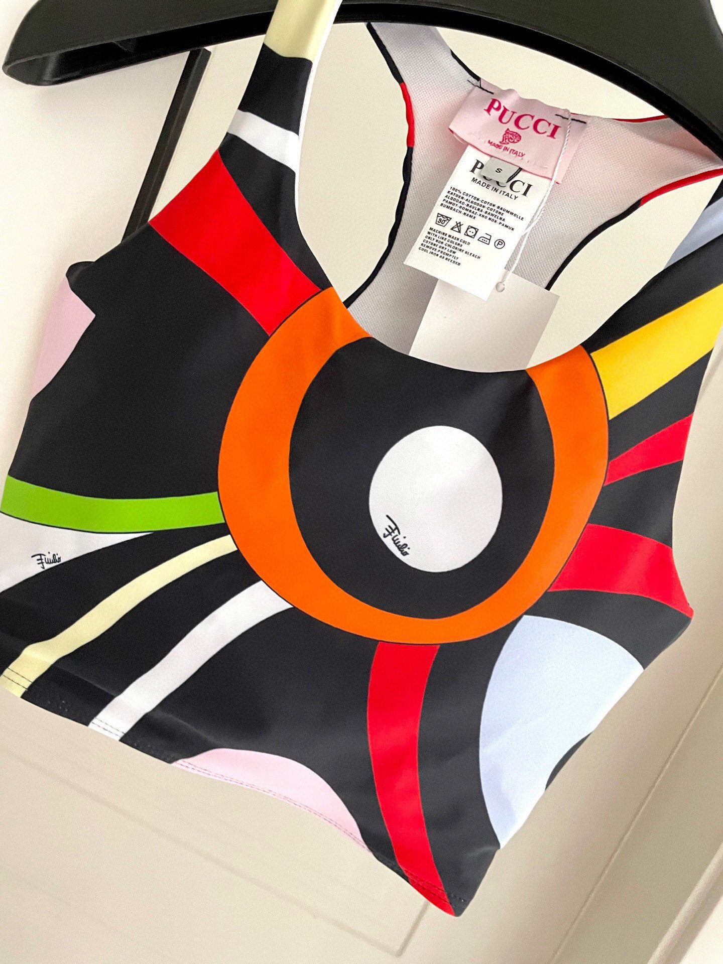Emilio Pucci  marmo printed stretch sports bra
