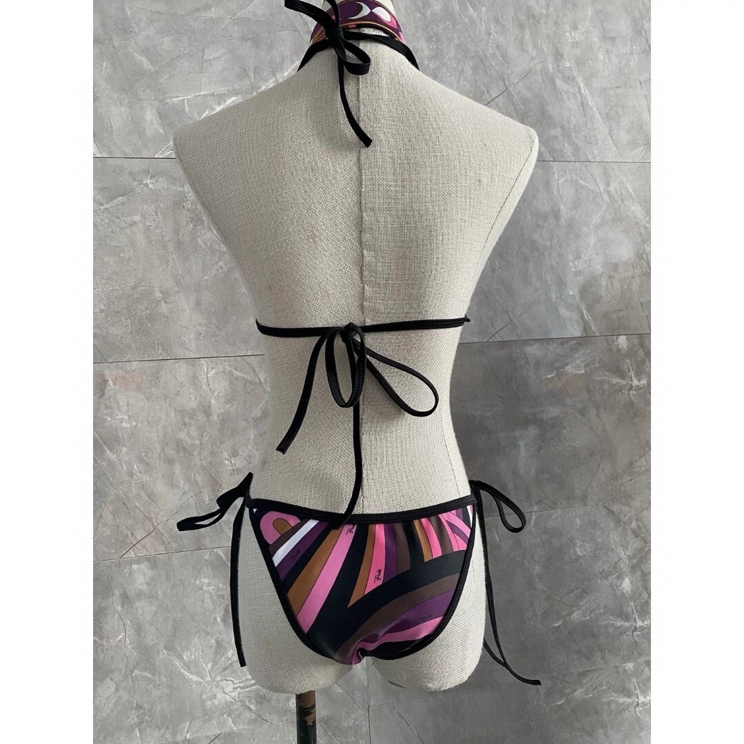 Emilio Pucci Pink and Brown Bikini Bikinis