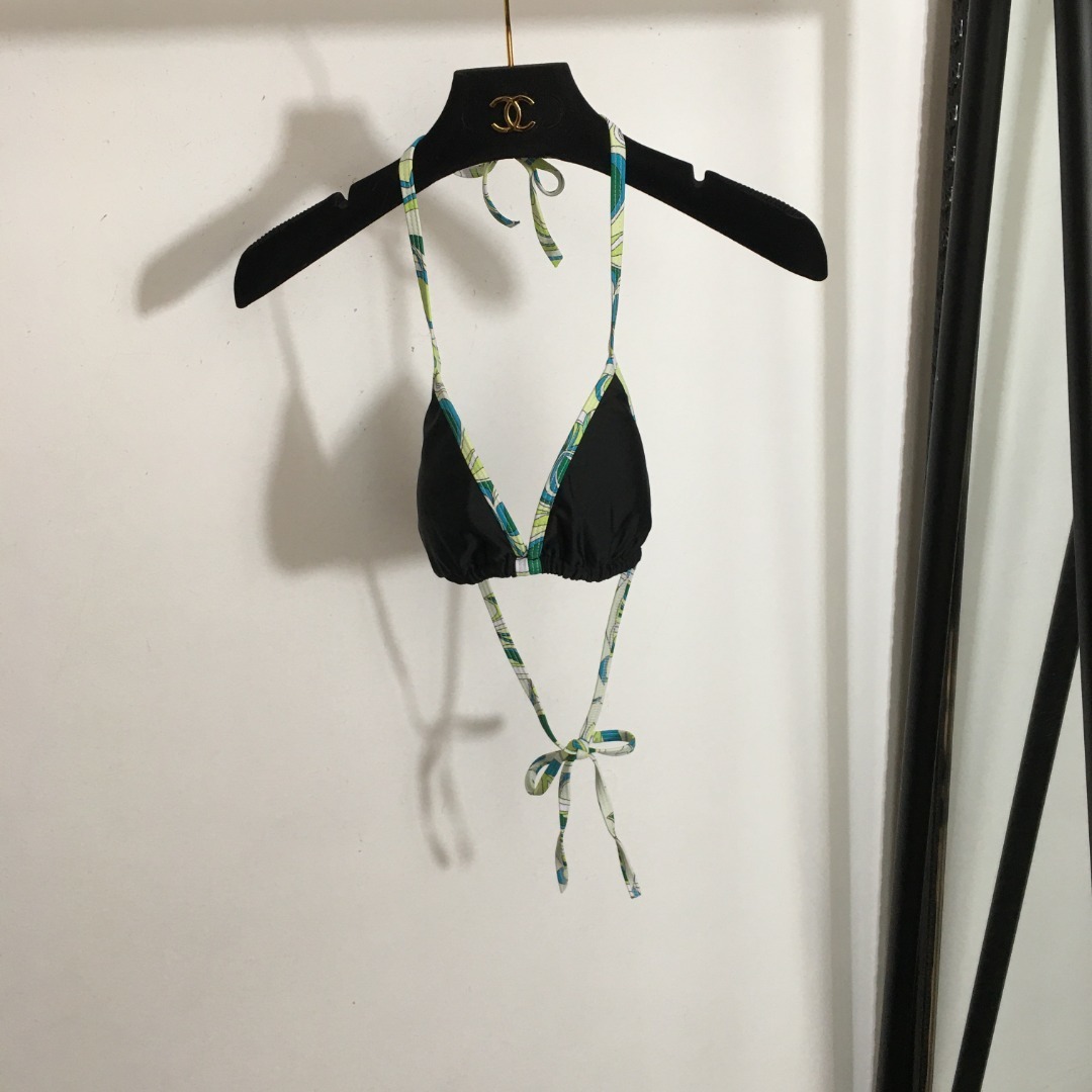 Emilio Pucci Multicolor Bikini Set