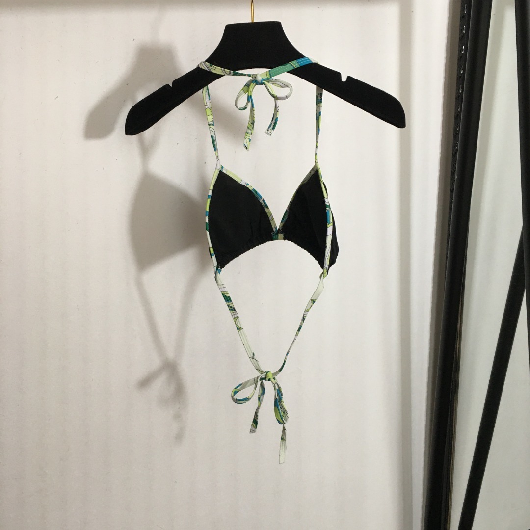 Emilio Pucci Multicolor Bikini Set