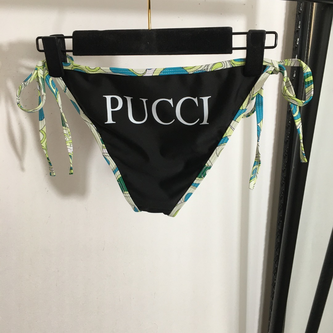Emilio Pucci Multicolor Bikini Set
