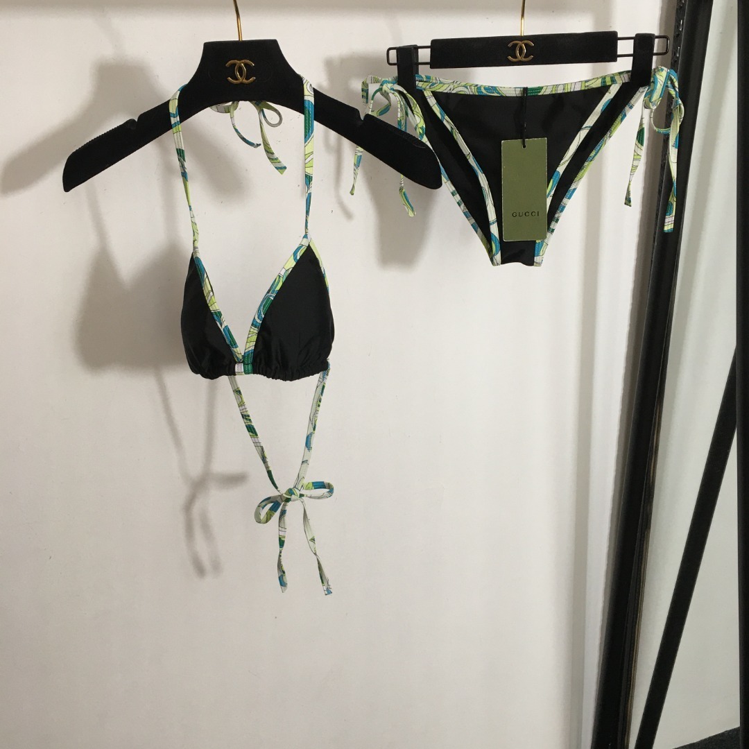 Emilio Pucci Multicolor Bikini Set