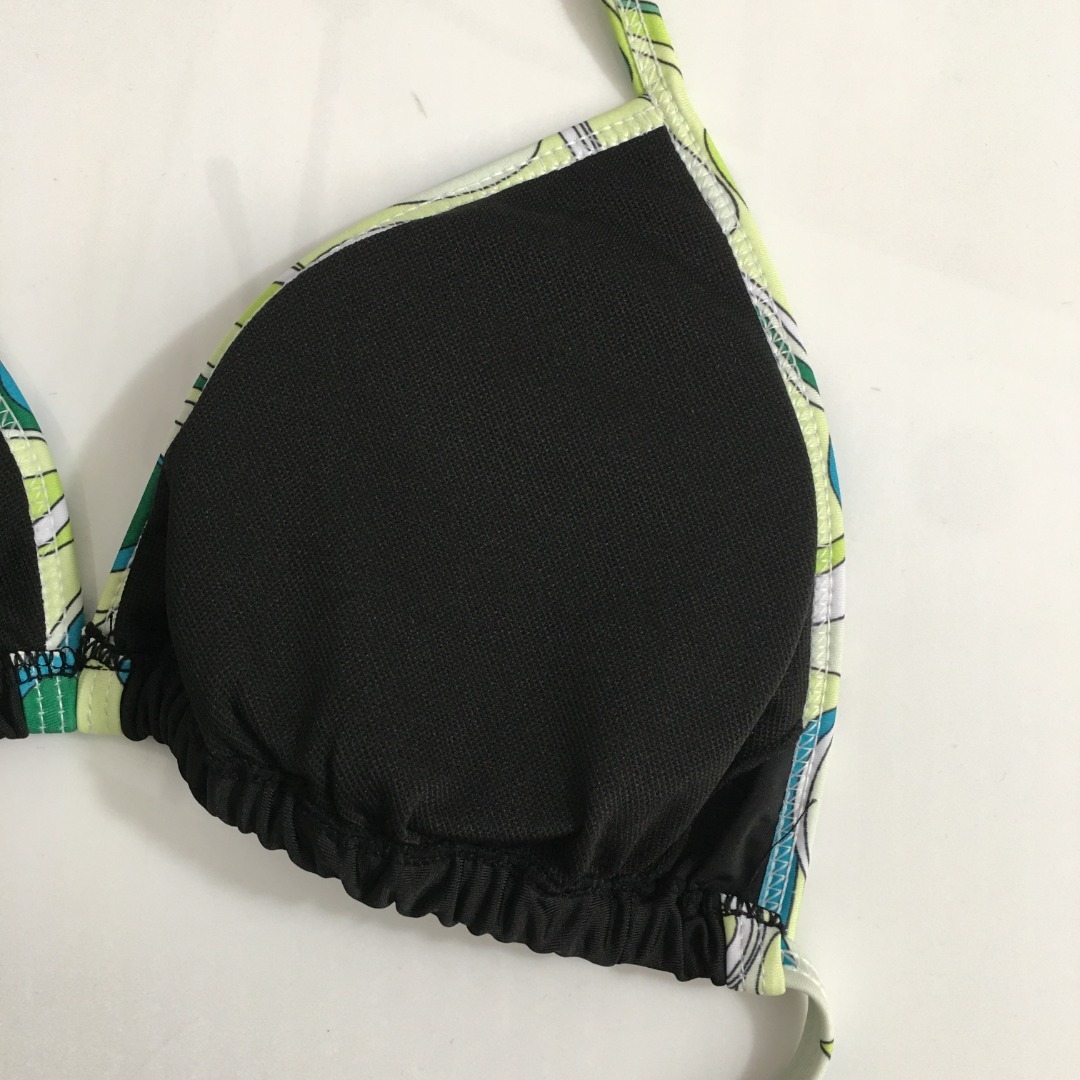 Emilio Pucci Multicolor Bikini Set