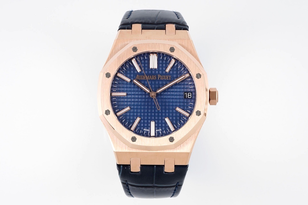 Audemars Piguet Royal Oak 41 Blue Dial 50th Anniversary Rose Gold 15510OR.OO.D315CR.01 Audemars Piguet Royal Oak 41 Blue Dial 50th Anniversary Rose Gold 15510OR.OO.D315CR.01 DCM