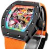 Richard Mille Super Clone RM68-01 Negro Caja Cerámica Correa Nylon Tourbillon Réplica Suiza