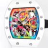 RICHARD MILLE RM68-01 REPLICA WATCH CERAMIC WHITE NYLON STRAP RM FACTORY 45MM