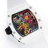 RICHARD MILLE RM68-01 REPLICA WATCH CERAMIC WHITE NYLON STRAP RM FACTORY 45MM