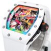 RICHARD MILLE RM68-01 REPLICA WATCH CERAMIC WHITE NYLON STRAP RM FACTORY 45MM