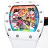 RICHARD MILLE RM68-01 REPLICA WATCH CERAMIC WHITE NYLON STRAP RM FACTORY 45MM