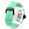 Top-grade watches 00079 RICHARD MILLE REPLICA WATCH RM68-01 CERAMIC GREEN RUBBER STRAP RM FACTORY 45MM