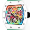 Top-grade watches 00079 RICHARD MILLE REPLICA WATCH RM68-01 CERAMIC GREEN RUBBER STRAP RM FACTORY 45MM