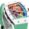 Top-grade watches 00079 RICHARD MILLE REPLICA WATCH RM68-01 CERAMIC GREEN RUBBER STRAP RM FACTORY 45MM