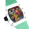 Top-grade watches 00079 RICHARD MILLE REPLICA WATCH RM68-01 CERAMIC GREEN RUBBER STRAP RM FACTORY 45MM
