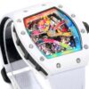 RICHARD MILLE RM68-01 REPLICA WATCH CERAMIC WHITE NYLON STRAP RM FACTORY 45MM