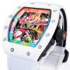 RICHARD MILLE RM68-01 REPLICA WATCH CERAMIC WHITE NYLON STRAP RM FACTORY 45MM