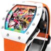 RICHARD MILLE RM68-01 REPLICA WHITE CERAMIC WATCH TOURBILLON RM FACTORY 45MM