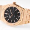 Top-grade watches 00129 Audemars Piguet Royal Oak 41mm Rose Gold Black Dial 15400OR