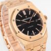 Top-grade watches 00129 Audemars Piguet Royal Oak 41mm Rose Gold Black Dial 15400OR