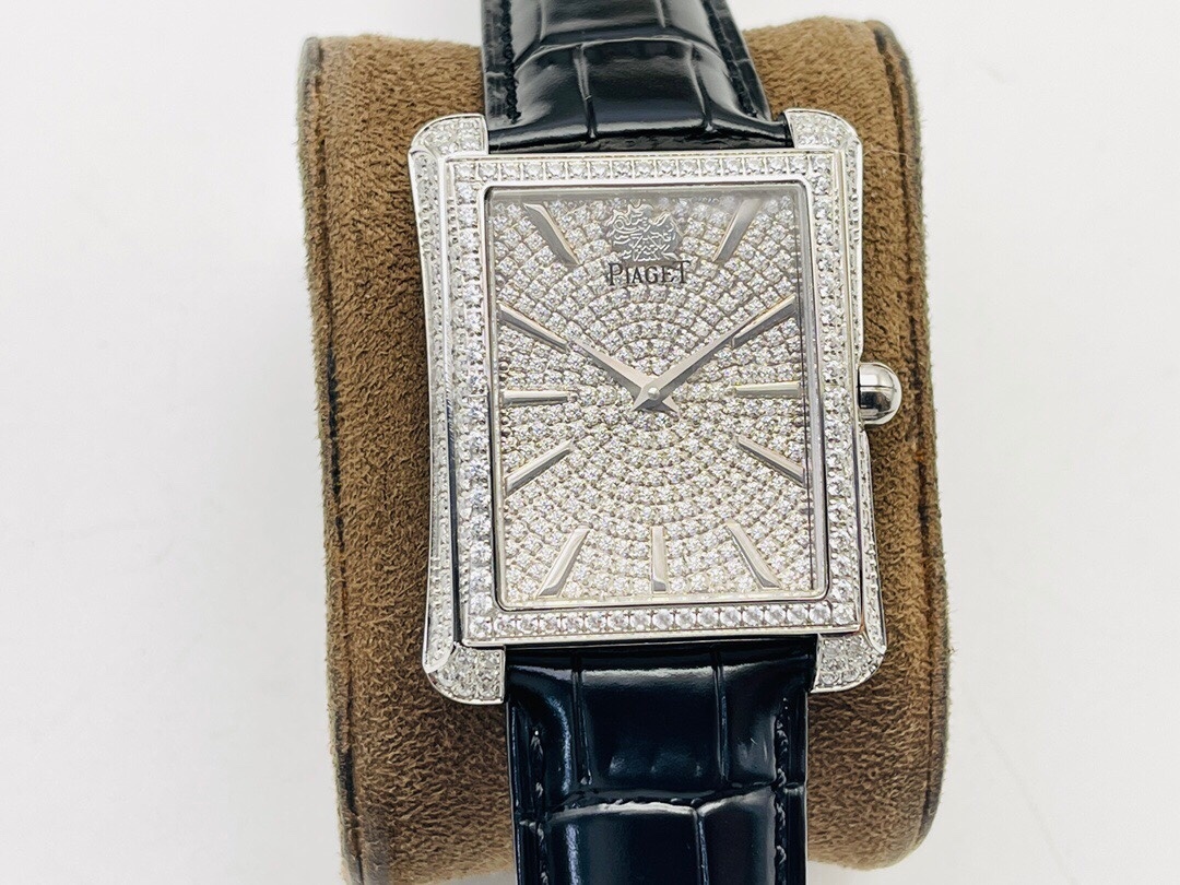 Piaget Emperador White gold diamond automatic watch 36X46MM