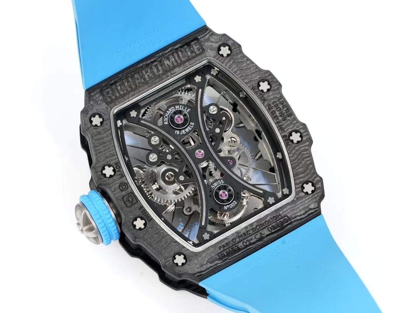 Richard Mille RM 53-01 Tourbillon 'Pablo Mac Donough' Carbon Limited Edition of 30