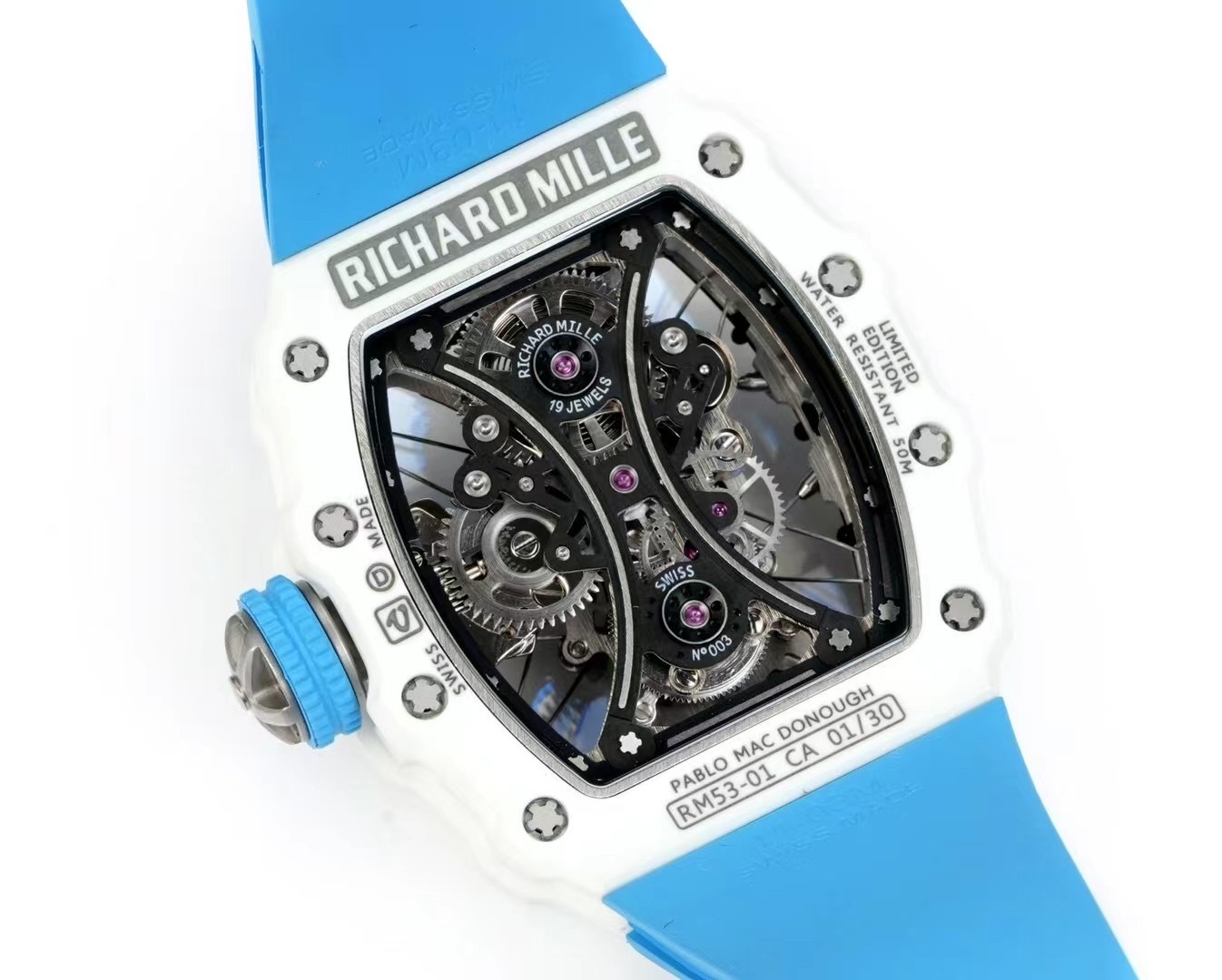 RM053-01 Richard Mille Pablo MacDonough in Blue Strap