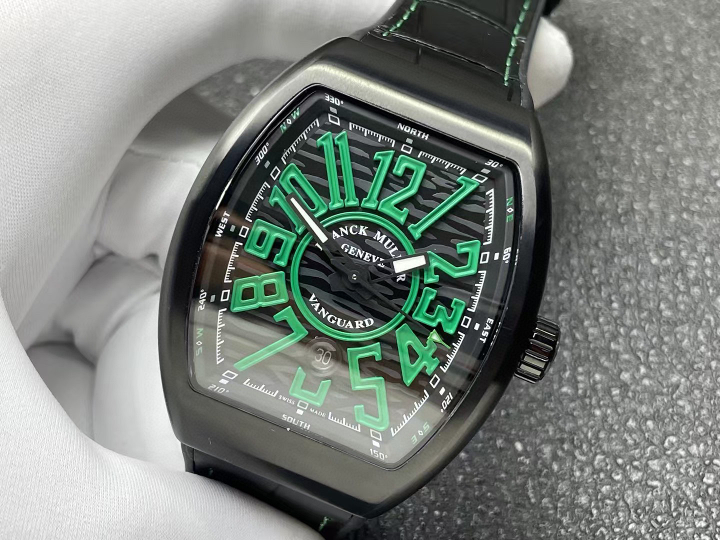 Franck Muller 44mm Carbon Green Watch