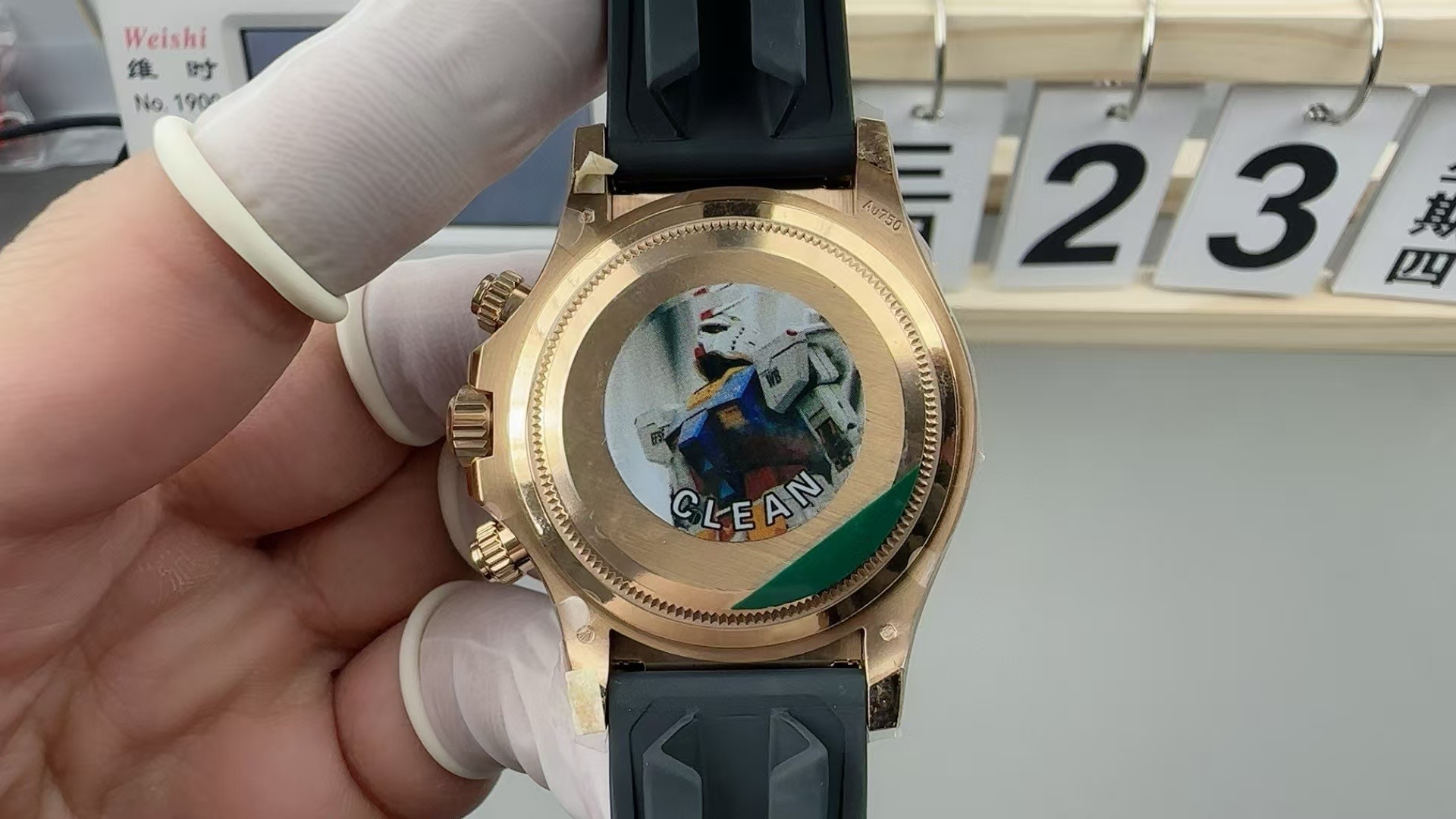 Rolex Daytona NEW 2025 Cosmograph Daytona 40mm 126515LN Rose Gold Oysterflex Black Dial