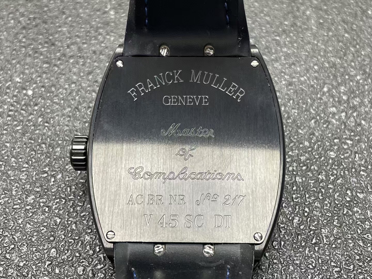 New Franck Muller Vanguard Classical Men's Watch V 45 SC DT TT NR BR BL Brand New in Original Franck Muller Box with Papers