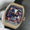 Franck Muller new V45 series graffiti art 45mm men's automatic mechanical watch Gold border studded with stones