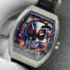 Top-grade watches 00439 Franck Muller Vanguard Loes Van Delft Skully Limited Edition silver white border