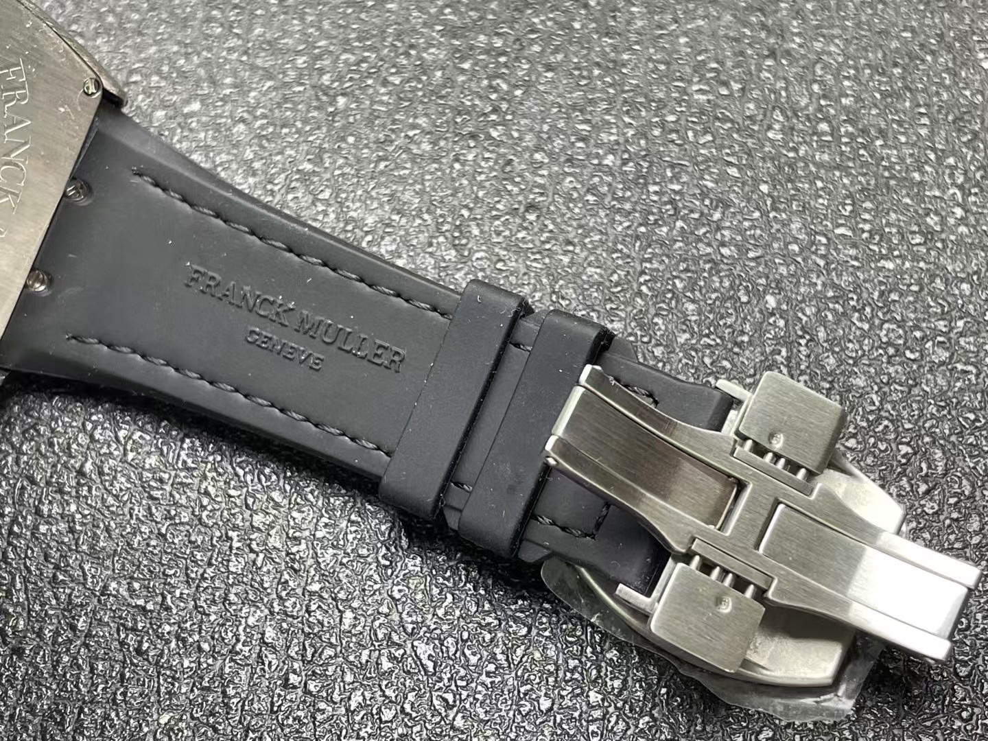 Top-grade watches 00439 Franck Muller Vanguard Loes Van Delft Skully Limited Edition silver white border