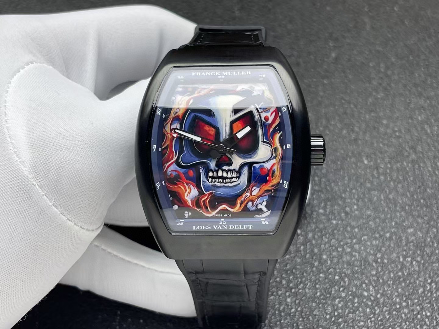 Franck Muller Vanguard Loes Van Delft V43 SC LVD Skull Limited Edition Watch