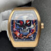 Franck Muller Vanguard Loes Van Delft V43 SC LVD Skull gold metal rim Watch