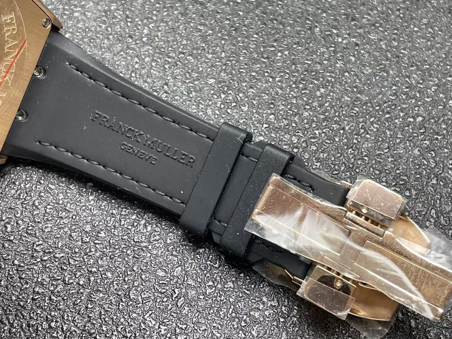 Franck Muller Vanguard Loes Van Delft V43 SC LVD Skull gold metal rim Watch