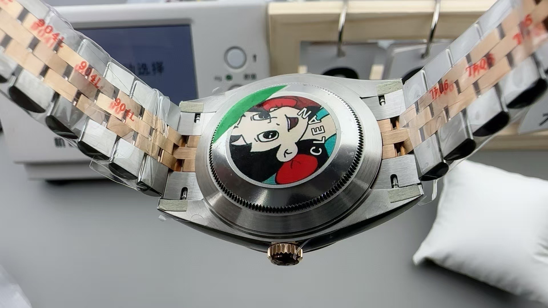 Rolex Datejust 41 126331 Steel Rose Gold Chocolate Diamond Dial Watch Box Papers