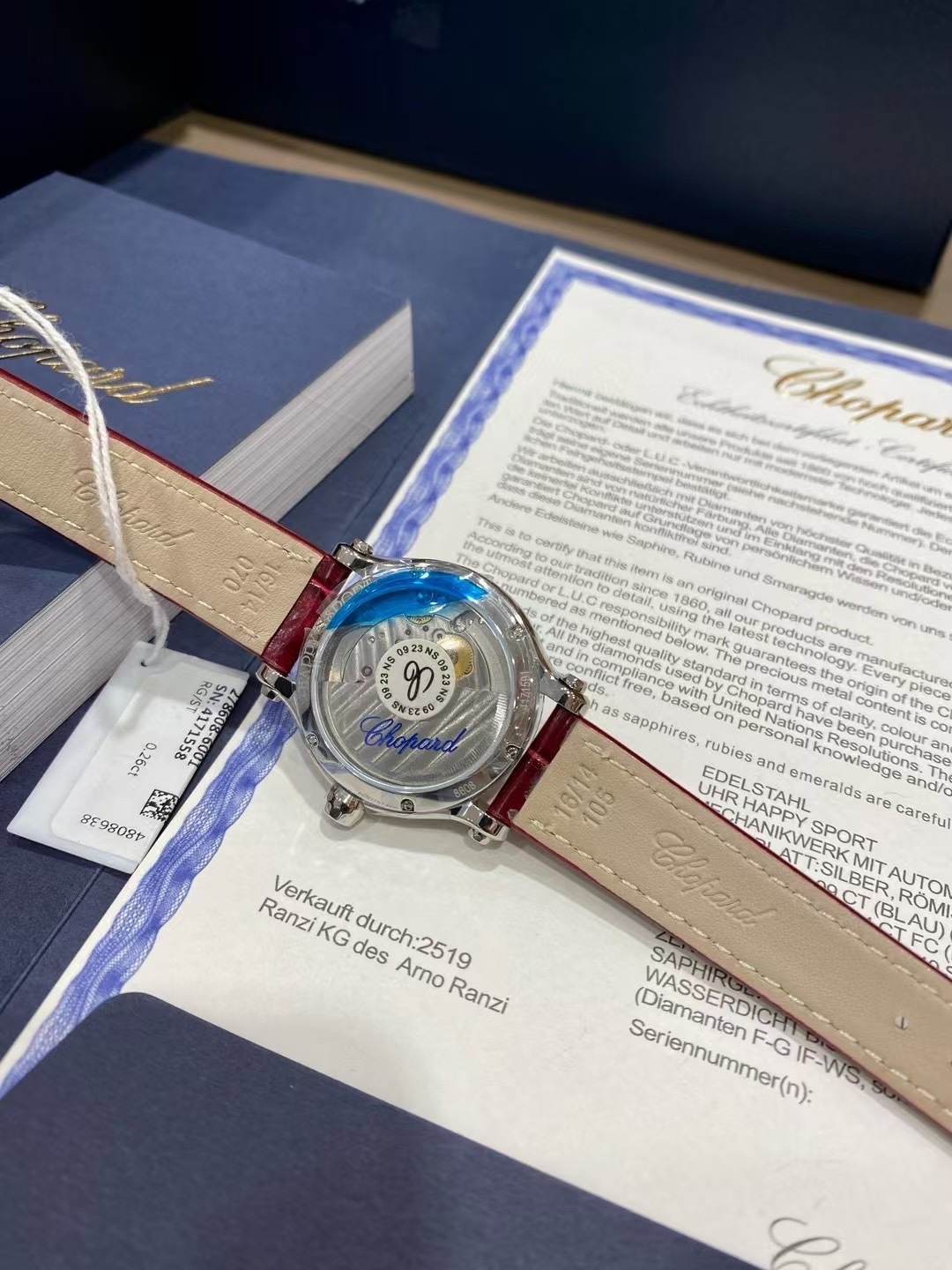 Chopard Happy Sport 36 mm Diamond Automatic Ladies Watch