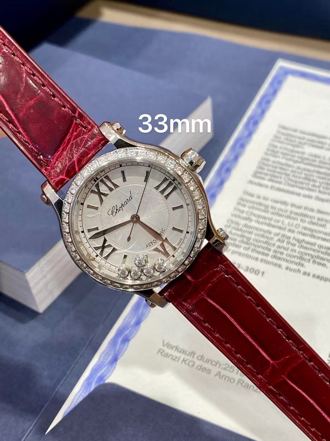 Chopard Happy Sport 36 mm Diamond Automatic Ladies Watch