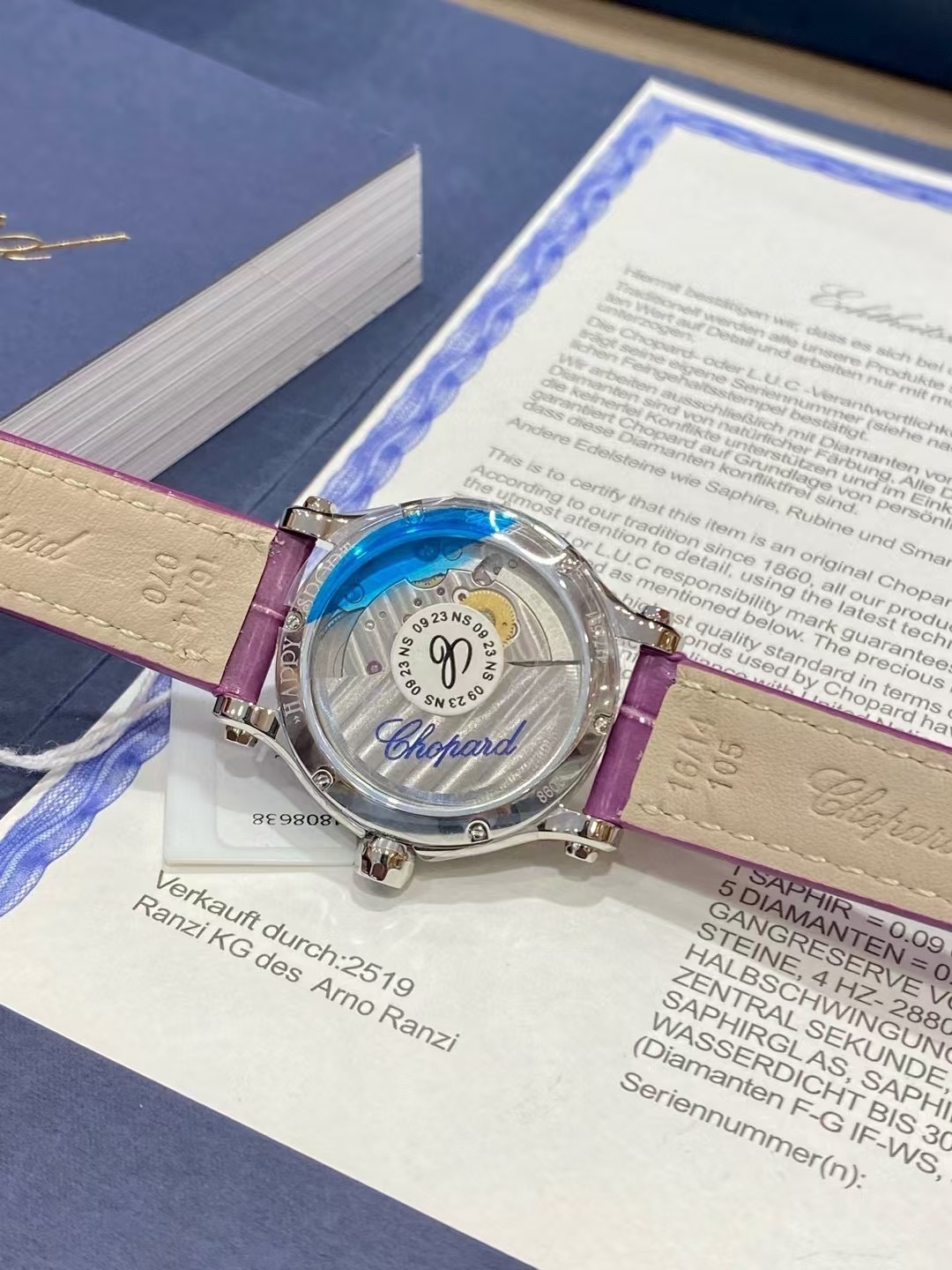 Chopard Happy Sport Automatic Diamond Women's Watch