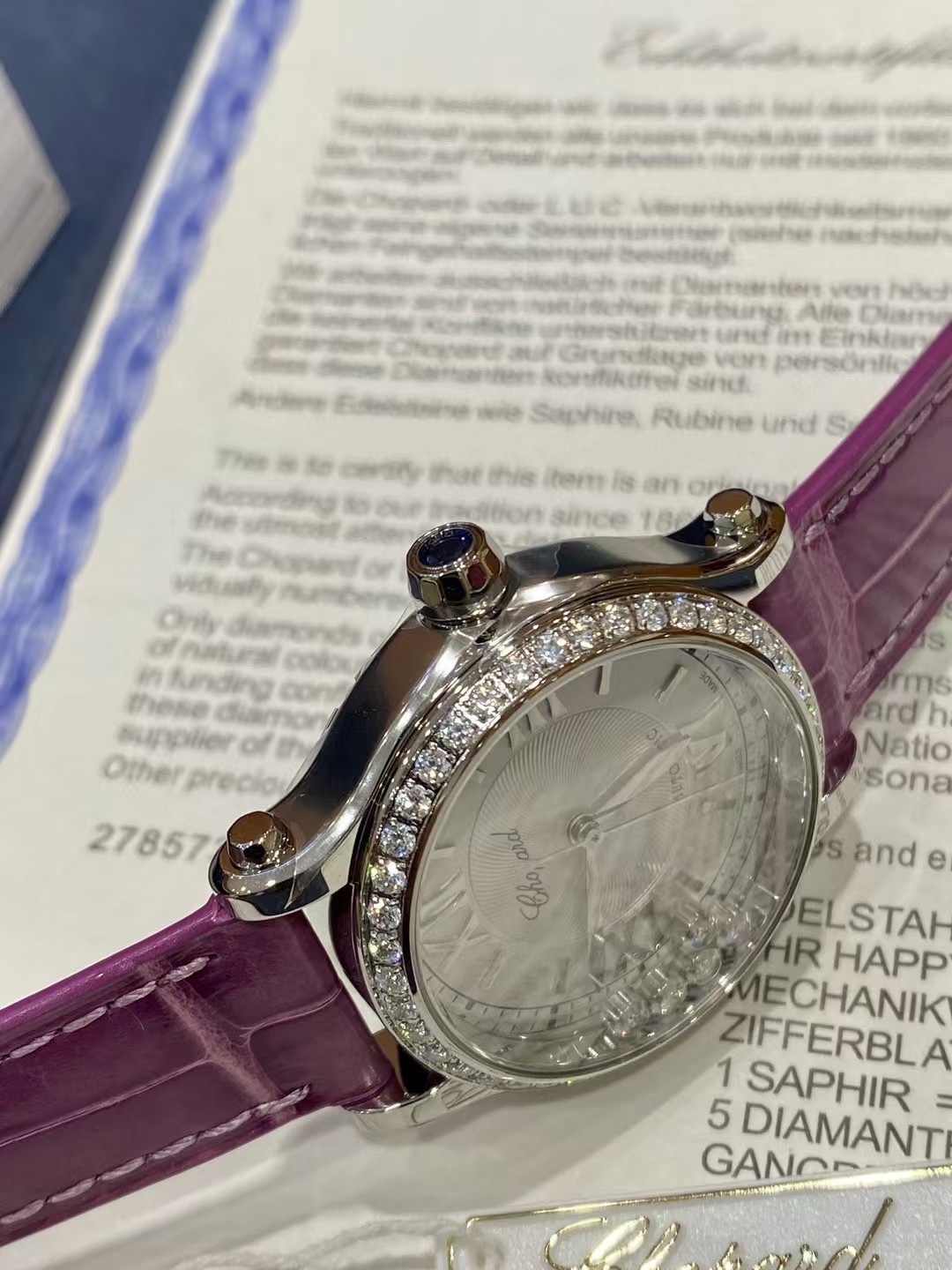 Chopard Happy Sport Automatic Diamond Women's Watch