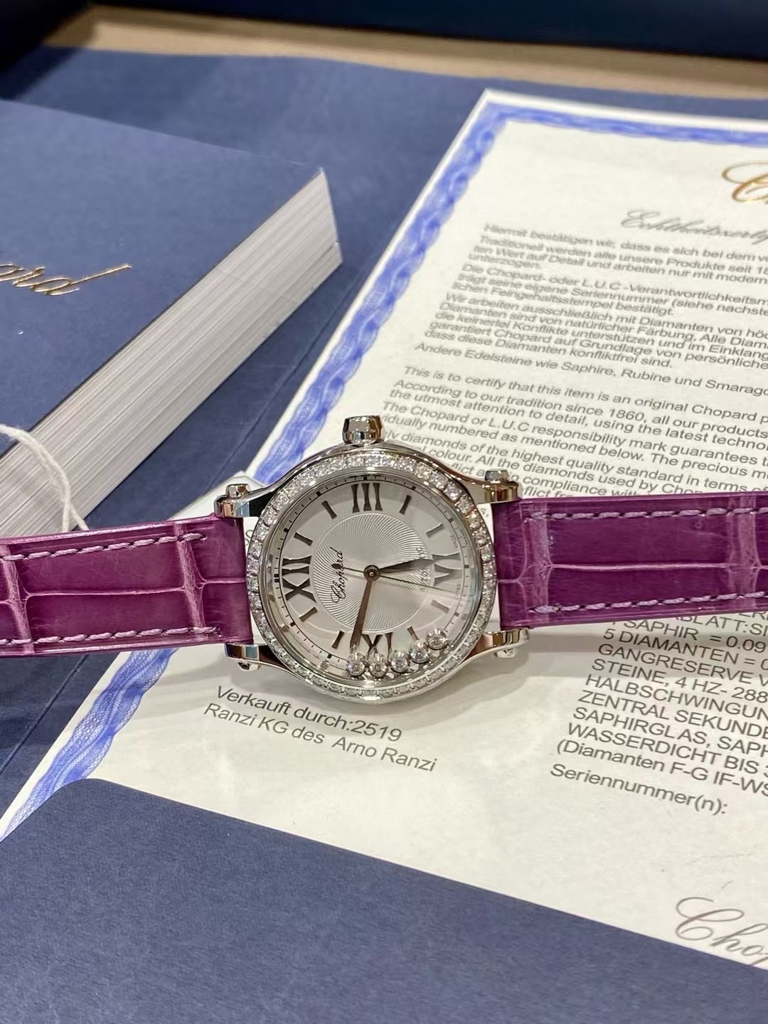 Chopard Happy Sport Automatic Diamond Women's Watch