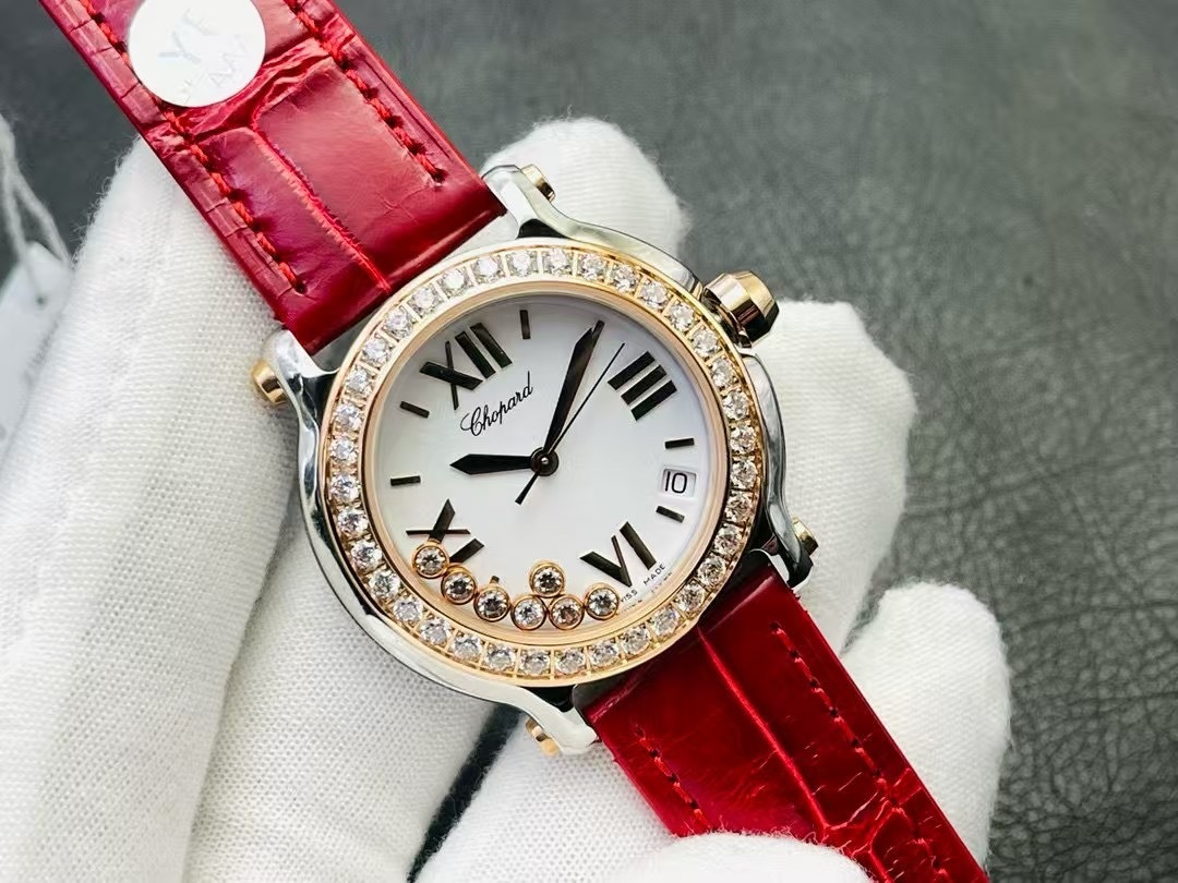 Chopard Happy Sport 278475-3037 36 MM White Dial New