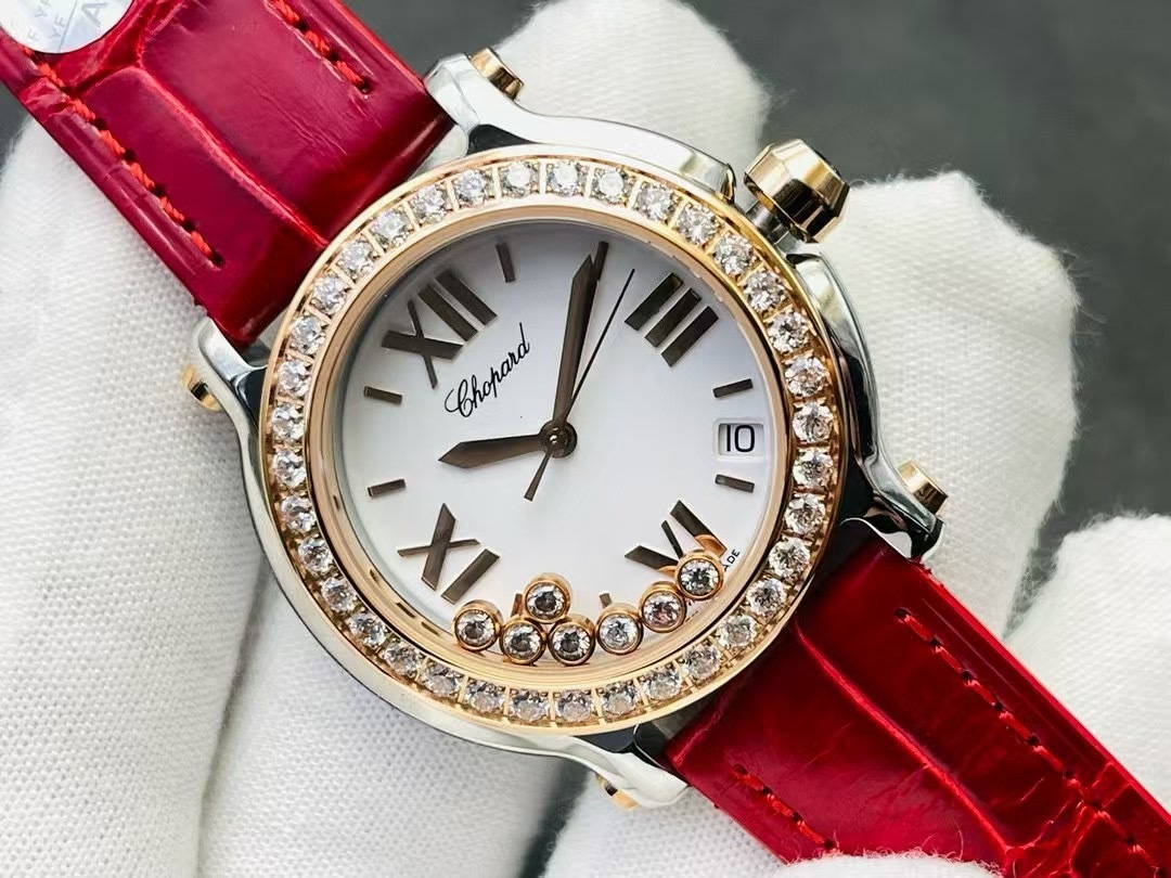 Chopard Happy Sport 278475-3037 36 MM White Dial New