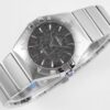 Omega  Constellation Manhattan Quartz 28mm Grey Dial Stainless Steel Women's Watch