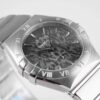 Omega  Constellation Manhattan Quartz 28mm Grey Dial Stainless Steel Women's Watch