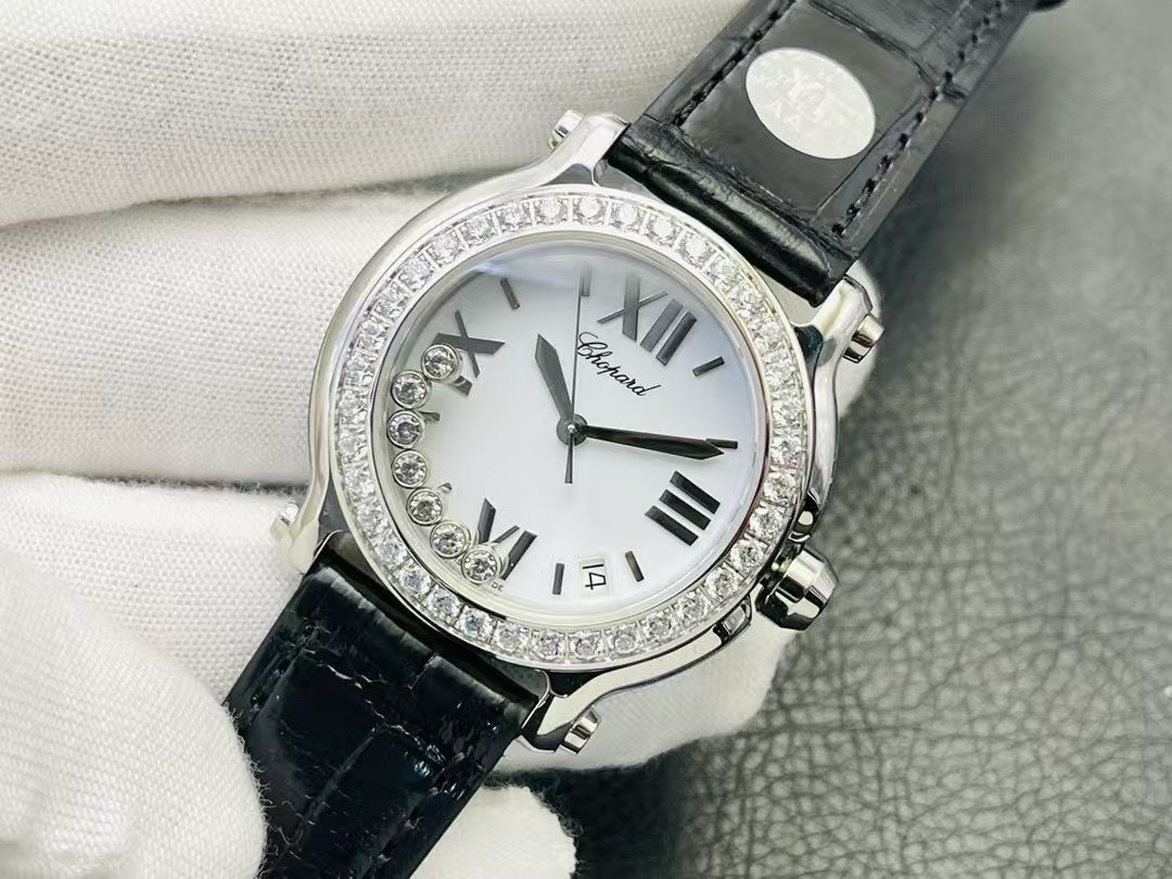 Chopard Happy Sport Round Stainless Steel 36mm Quartz Ladies Watch