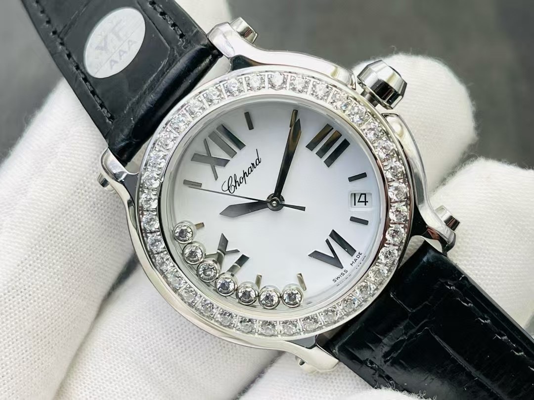 Chopard Happy Sport Round Stainless Steel 36mm Quartz Ladies Watch